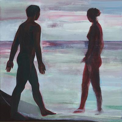 Sans titre <p>Acrylique sur toile, cm 41 x 40<br class='autobr' />
2018</p>