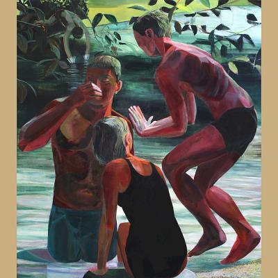 So childish (I'm stuck too) <p>Acrylique sur toile, 147 x 130<br class='autobr' />
2016</p>