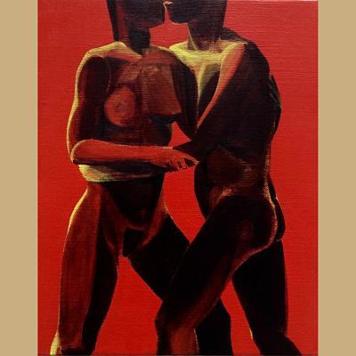 Sans titre <p>Acrylique sur toile, cm 116 x 89<br class='autobr' />
2020</p>